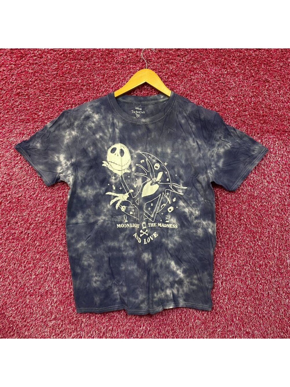 The Nightmare Before Christmas Jack Skellington Tie Dye L